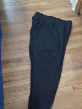 Black Cargo Jogger Pants